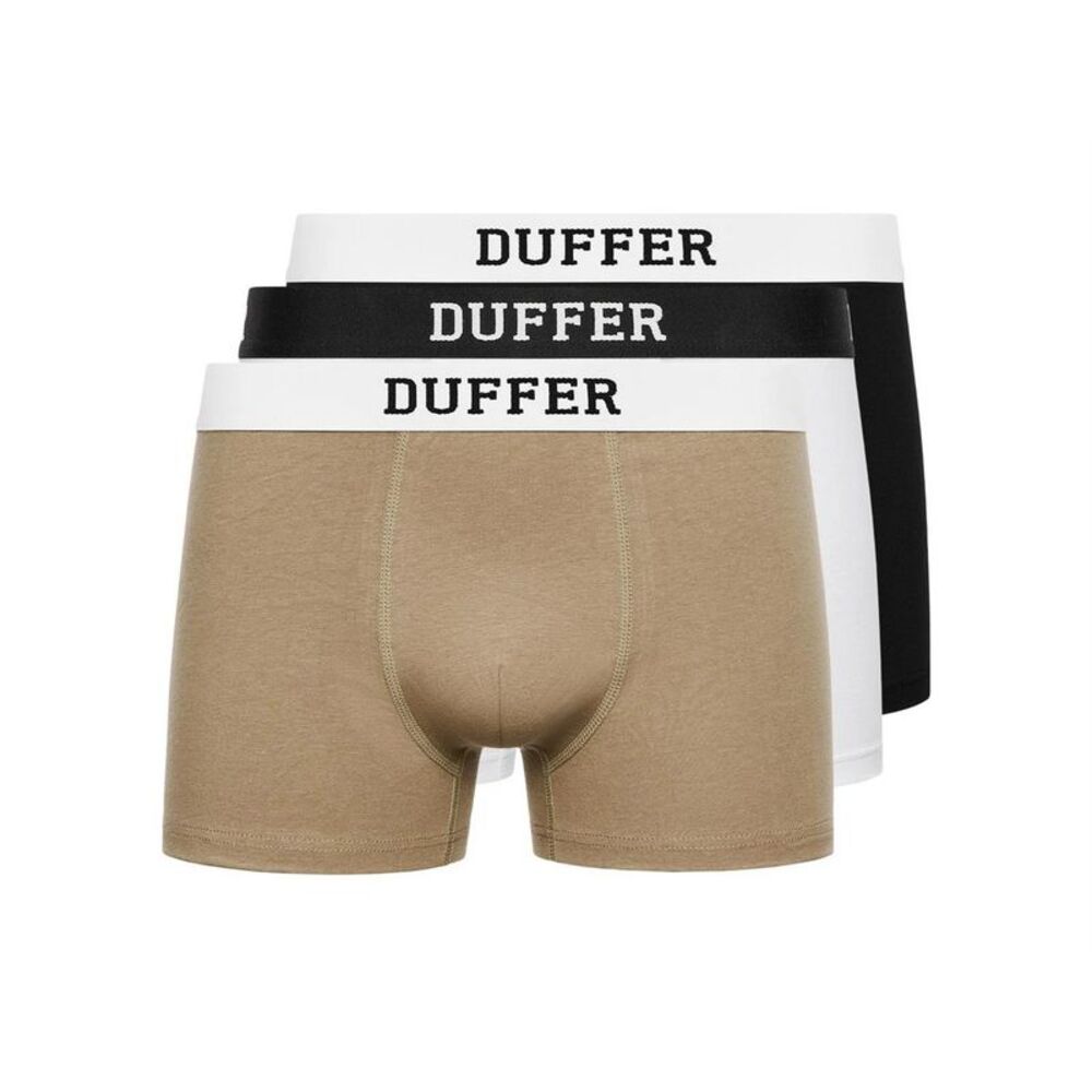 Duffer Mens Skipper Boxer Shorts (Pack of 3) / Multicolored